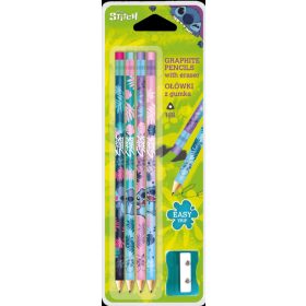 GRAFITCERUZA COLORINO STITCH 4DB+HEGYEZŐ/CSG