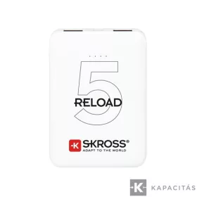   SKROSS Reload5 5Ah power bank USB/microUSB kábellel, két kimenettel