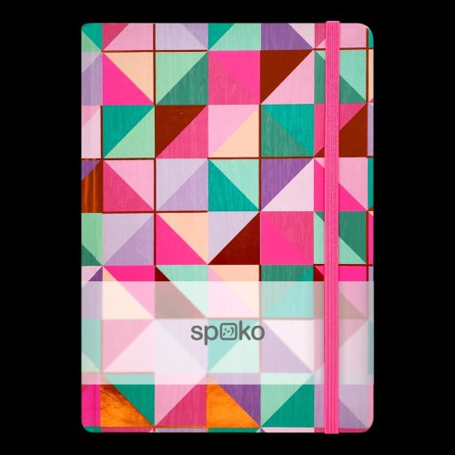 Jegyzetfüzet Spoko Kreatív II (színes mozaik), A5, 75 g, 96 lapos, vo