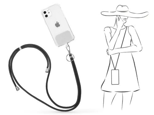 SETTY UNIVERZÁLIS TELEFONTARTÓ NYAKPÁNT - SETTY ST1-1 - FEKETE