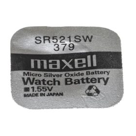 Maxell SR521SW 1,55V ezüst-oxid gombelem 1db