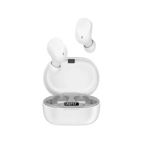 DEVIA TWS BLUETOOTH SZTEREÓ HEADSET V5.0 + TÖLTŐTOK FEHÉR