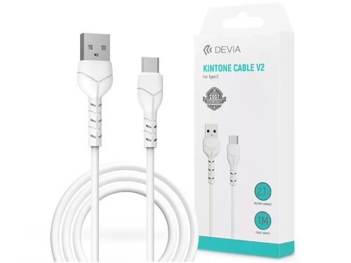 DEVIA USB  USB/TYPE-C ADAT- ÉS TÖLTŐKÁBEL 1 M-ES VEZETÉKKEL