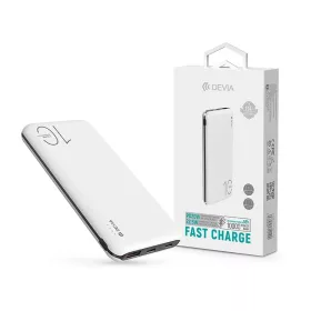   Univerzális hordozható, asztali akkumulátor töltő Fehér- 10,000 MAH