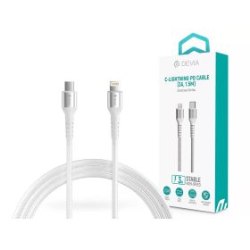   DEVIA USB TYPE-C - LIGHTNING ADAT- ÉS TÖLTŐKÁBEL 1,5 M-ES VEZETÉKKEL - DEVIA GRA