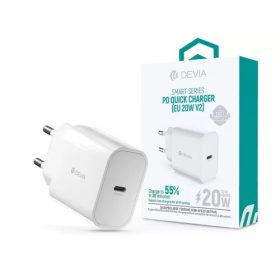 Devia hálózati töltő adapter Type-C bemenettel - 20W - Devia Smart Series PD Qui