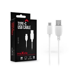 MAXLIFE USB - USB TYPE-C ADAT- ÉS TÖLTŐKÁBEL 3 M-ES VEZETÉKKEL - MAXLIFE USB TYP