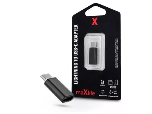 MAXLIFE LIGHTNING - USB TYPE-C ADAPTER - MAXLIFE LIGHTNING TO USB-C ADAPTER - 2A