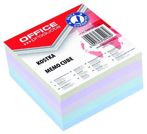JEGYZETTÖMB OFFICE PRODUCTS 85X85MM RAGASZTOT FEHÉR