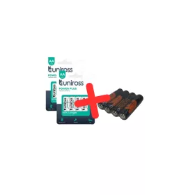   Uniross AAA POWER PLUS 2X4DB ELEM + 4DB UNIROSS AAA FÓLIÁS ELEM