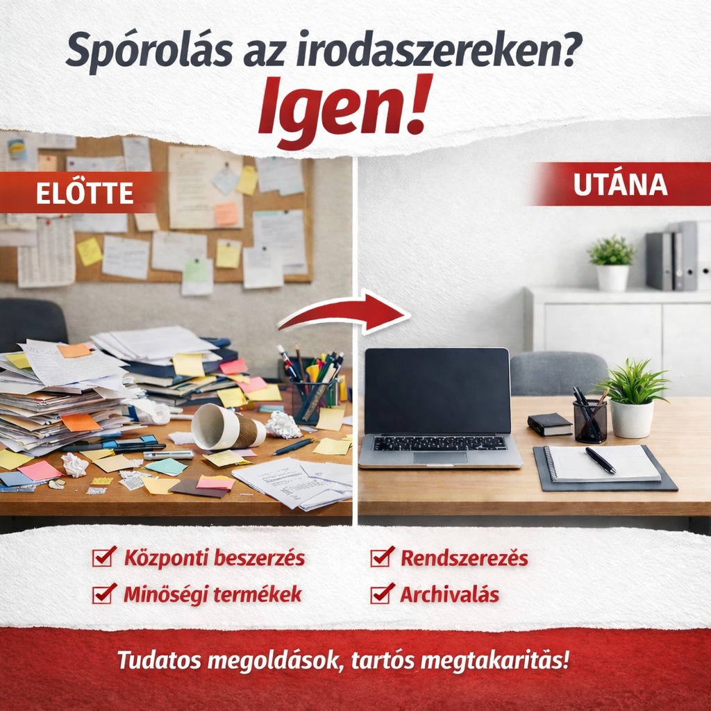 Spórolás irodaszereken